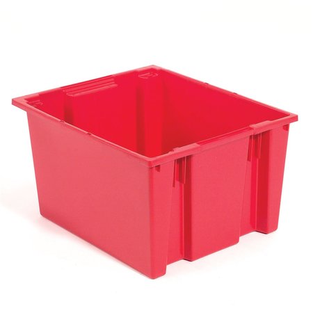 QUANTUM STORAGE SYSTEMS Shipping Container, Red, Plastic, 29-1/2 in L, 19-1/2 in W, 15 in H SNT300RD